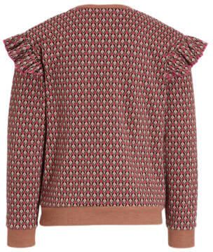 Quapi sweater bruin multi;; Retroprint 134 140 | Sweater van - Foto 2