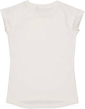 Quapi T-shirt YENTEL met printopdruk ecru Meisjes Stretchkatoen Ronde hals 122 128