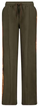 Quapi x Monique Smit regular casual broek donkergroen Meisjes Sweat Effen