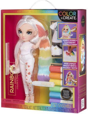 Rainbow High Color & Create Fashion Doll- Character 1 (blue eyes) Modepop