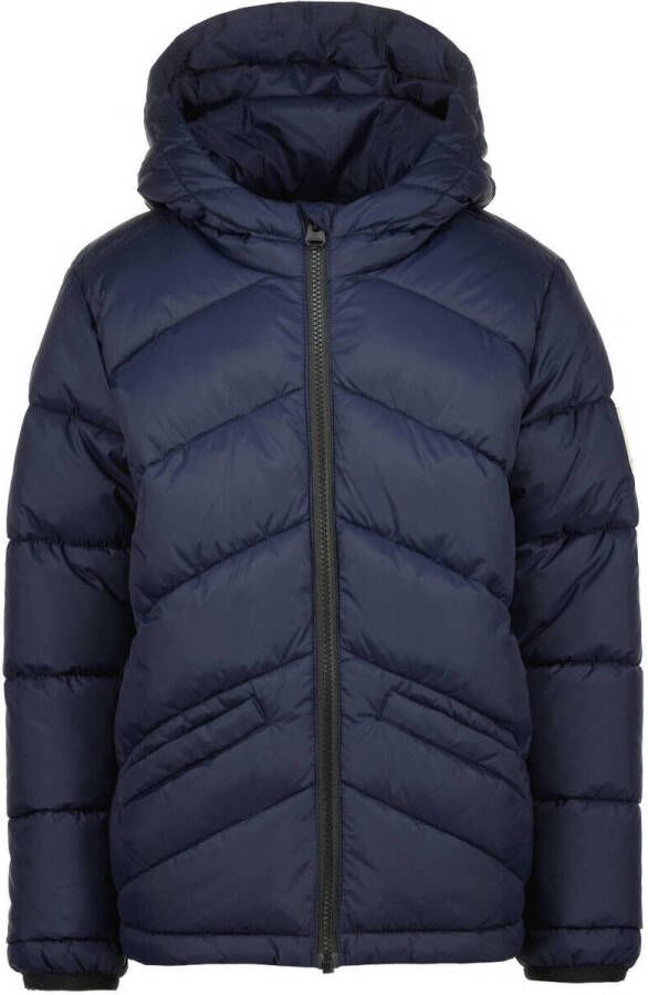 Raizzed gewatteerde winterjas Torance donkerblauw Jongens Nylon Capuchon 116