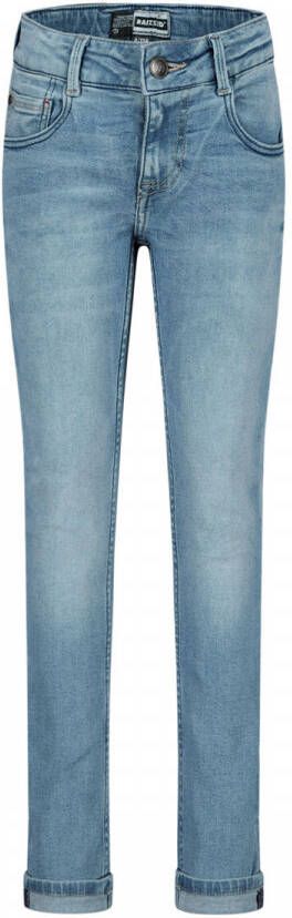 Raizzed skinny jeans blauw Jongens Stretchdenim Effen 140