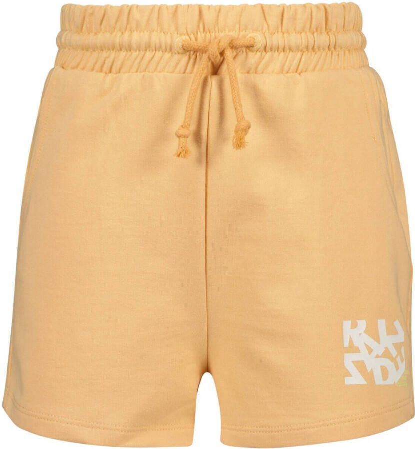 Raizzed short met logo oranje Korte broek Meisjes Katoen Logo 104