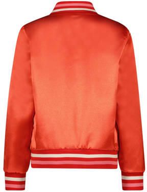 Raizzed bomberjack zomer Floor met printopdruk koraalroze Jas Meisjes Polyester Ronde hals 176