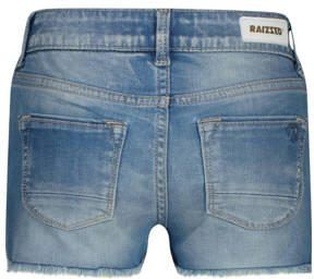 Raizzed denim short Louisiana mid blue stone Korte broek Blauw Meisjes Stretchdenim 128 - Foto 2