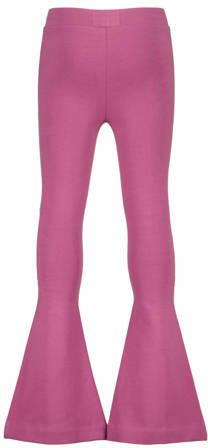 Raizzed flared broek Melis roze Paars Meisjes Katoen Effen 116 - Foto 5