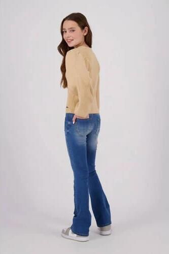 Raizzed flared jeans Melbourne Crafted mid blue stone Blauw Meisjes Stretchdenim 104
