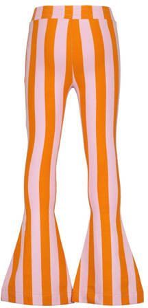 Raizzed gestreepte flared broek Whitley roze oranje Multi Meisjes Katoen 104 - Foto 2