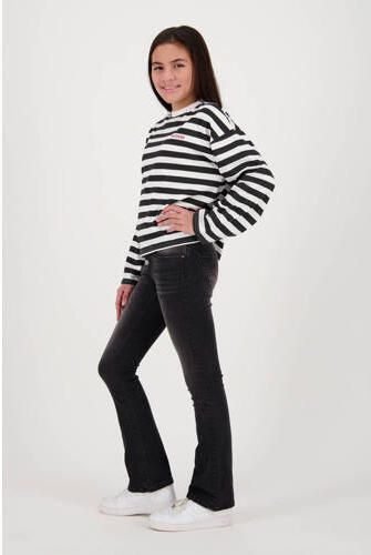 Raizzed gestreepte longsleeve Kiki zwart wit Meisjes Katoen Ronde hals 116 - Foto 3