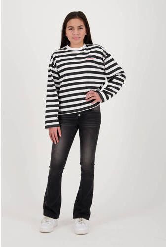 Raizzed gestreepte longsleeve Kiki zwart wit Meisjes Katoen Ronde hals 116 - Foto 4