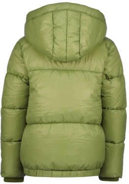Raizzed gewatteerde winterjas Lima licht olijfgroen Meisjes Nylon Capuchon 104 - Foto 2