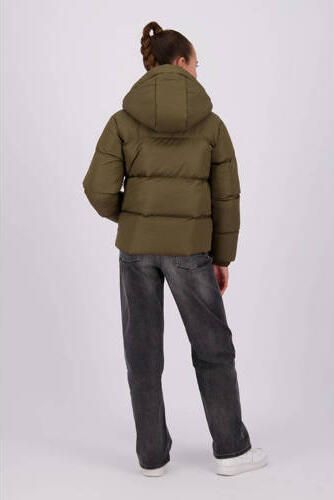 Raizzed gewatteerde winterjas Lize army groen Meisjes Polyester Capuchon 116 - Foto 2
