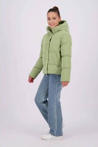 Raizzed gewatteerde winterjas Lucy zachtgroen Meisjes Polyester Capuchon 116 - Foto 3
