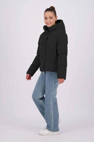 Raizzed gewatteerde winterjas Lucy zwart Meisjes Polyester Capuchon Effen 116 - Foto 2