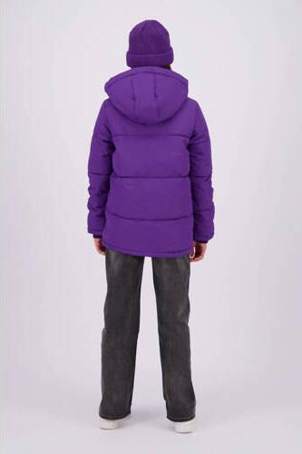 Raizzed gewatteerde winterjas Manou paars Meisjes Polyester Capuchon Effen 128