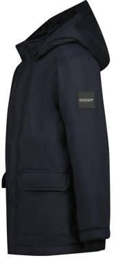 Raizzed gewatteerde winterjas Tafo zwart Jongens Polyester Capuchon Effen 140