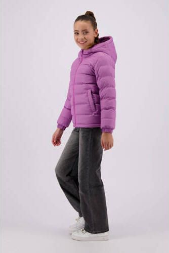Raizzed gewatteerde winterjas Tandy lilaroze Paars Meisjes Polyester Capuchon 116