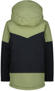 Raizzed gewatteerde winterjas Tauton olijfgroen zwart Jongens Nylon Capuchon 110 - Foto 3