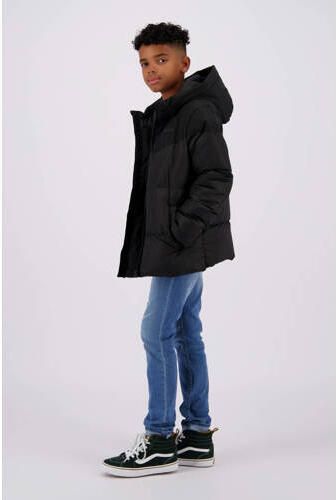 Raizzed gewatteerde winterjas Tiko zwart Jongens Polyester Capuchon Effen 116 - Foto 3