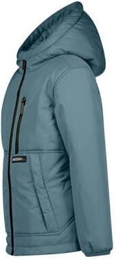 Raizzed gewatteerde winterjas Troy grijsblauw Jongens Polyester Capuchon 128 - Foto 3