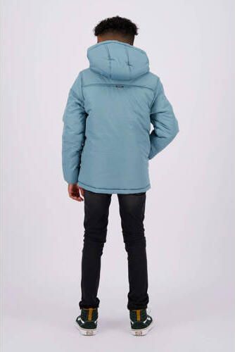 Raizzed gewatteerde winterjas Troy grijsblauw Jongens Polyester Capuchon 128 - Foto 2