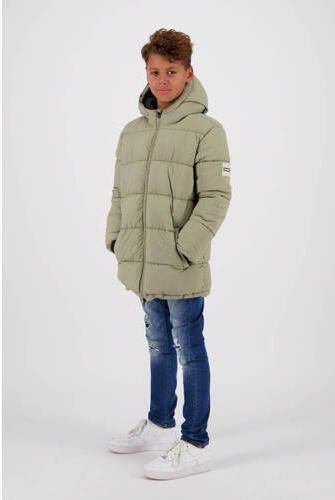 Raizzed gewatteerde winterjas Tustin lichtgroen Jongens Nylon Capuchon 128 - Foto 3