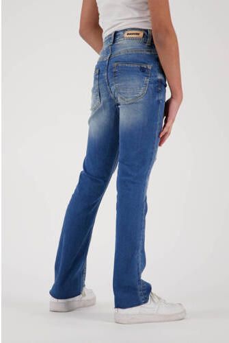 Raizzed high waist flared jeans Melbourne crafted met slijtage dark blue tinted Blauw Meisjes Stretchdenim 110 - Foto 3