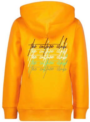 Raizzed hoodie Bernando met tekst oranje Sweater Tekst 128 - Foto 2