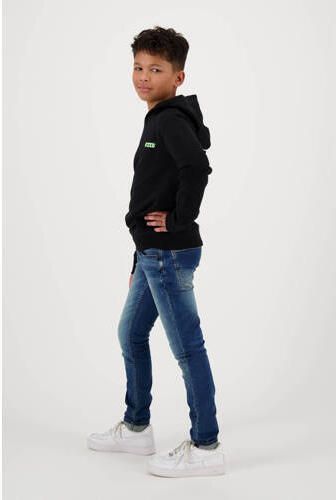 Raizzed hoodie Bernando met tekst zwart Sweater Tekst 116 - Foto 2