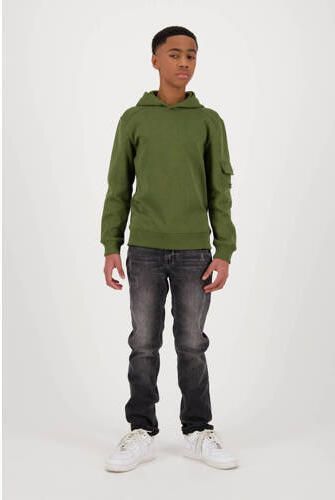 Raizzed hoodie Marnix groen Sweater Effen 128 | Sweater van - Foto 3