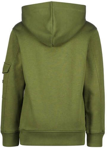 Raizzed hoodie Marnix groen Sweater Effen 128 | Sweater van - Foto 4