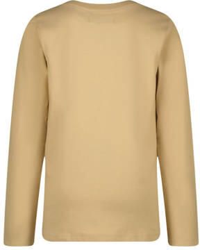 Raizzed longsleeve Beige Jongens Katoen Ronde hals Effen 104