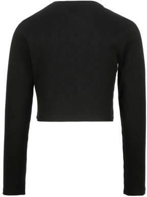 Raizzed longsleeve Carli met tekst zwart Meisjes Katoen Ronde hals Tekst 116 - Foto 2