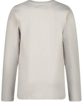 Raizzed longsleeve Harbin R1 lichtgrijs Jongens Katoen Ronde hals Effen 116