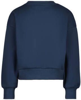 Raizzed longsleeve Lou donkerblauw Meisjes Katoen Ronde hals Effen 116 - Foto 2