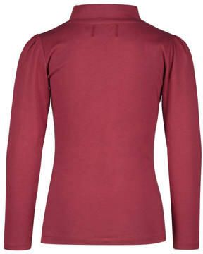 Raizzed longsleeve met logo bordeaux rood Meisjes Katoen Opstaande kraag 140 - Foto 2