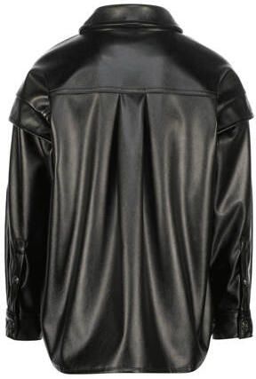 Raizzed longsleeve Veera zwart Meisjes Polyester Klassieke kraag Effen 116 - Foto 5