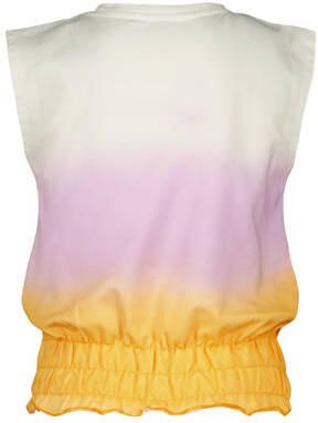 Raizzed mouwloze top Kia offwhite lila oranje Wit Meisjes Katoen Ronde hals 164 - Foto 2