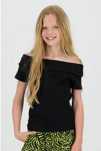 Raizzed off shoulder top zwart Effen | Top van - Foto 3