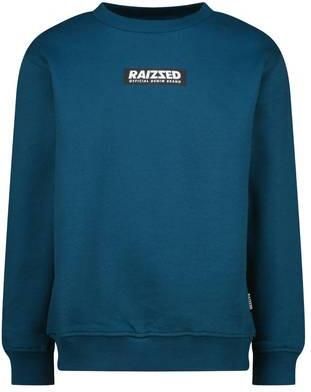 Raizzed rechtvallende sweater met logo blauw Logo