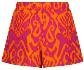 Raizzed regular fit casual short Natas met all over print fuchsia oranje Korte broek Roze Meisjes Viscose 128
