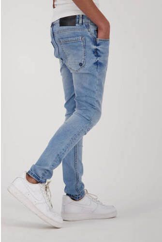 Raizzed skinny jeans Tokyo Crafted mid blue stone Blauw Jongens Stretchdenim 104 - Foto 4