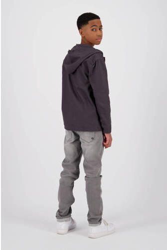 Raizzed straight fit jeans Berlin Crafted met slijtage mid grey stone Grijs Jongens Stretchdenim 104 - Foto 2
