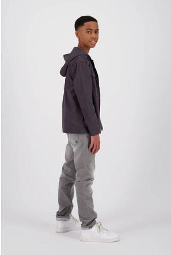 Raizzed straight fit jeans Berlin Crafted met slijtage mid grey stone Grijs Jongens Stretchdenim 104 - Foto 3