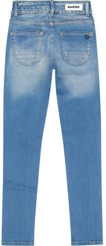 Raizzed super skinny jeans mid blue stone Blauw Meisjes Katoen Effen 128 - Foto 3