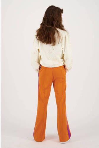 Raizzed sweater Dorsa met all over print ecru oranje Wit All over print 104 - Foto 2