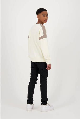 Raizzed sweater Jamison met tekst beige Tekst 116 - Foto 3