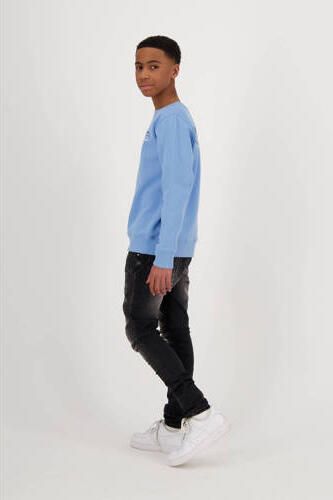 Raizzed sweater Konrad met tekst blauw Tekst 104 - Foto 4