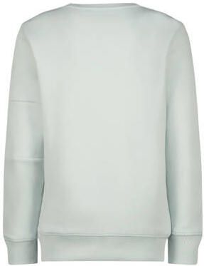 Raizzed sweater Nagi met logo grijsblauw Logo 152