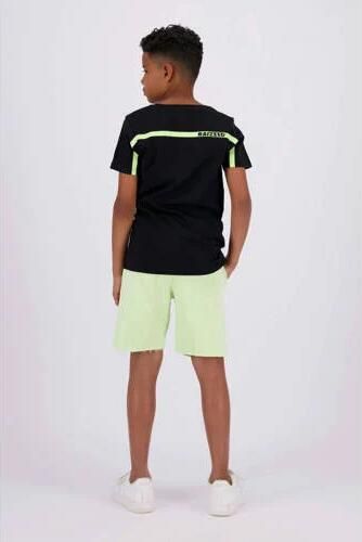 Raizzed sweatshort Rosh met logo licht limegeel Korte broek Logo 140 - Foto 2